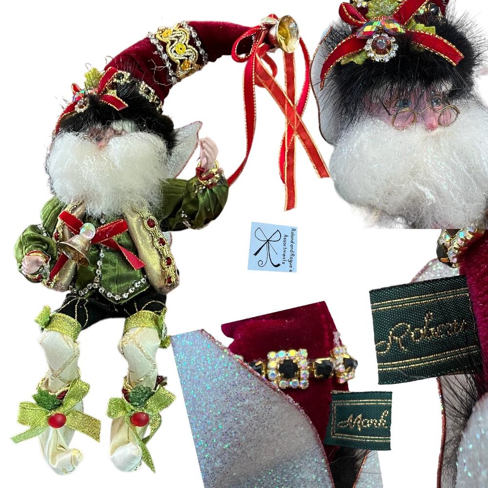 Mark Roberts Holiday Christmas Fairy Elf Ornament